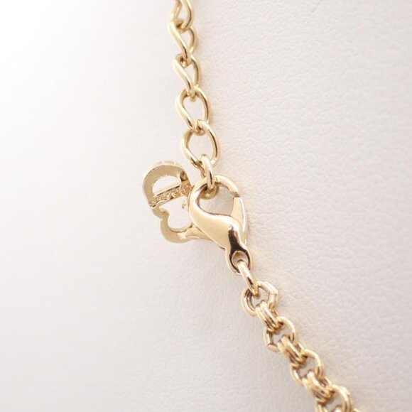 Christian Dior Gold CD Logo Necklace - Picture 3 of 3